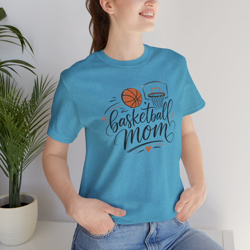 Cute Script Basketball Hoop Design