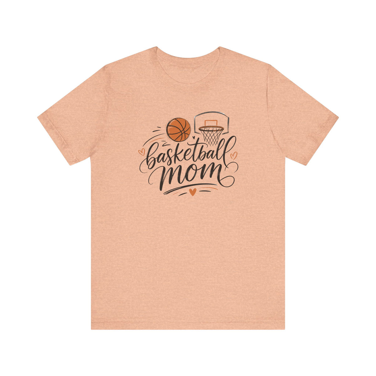 Cute Script Basketball Hoop Design