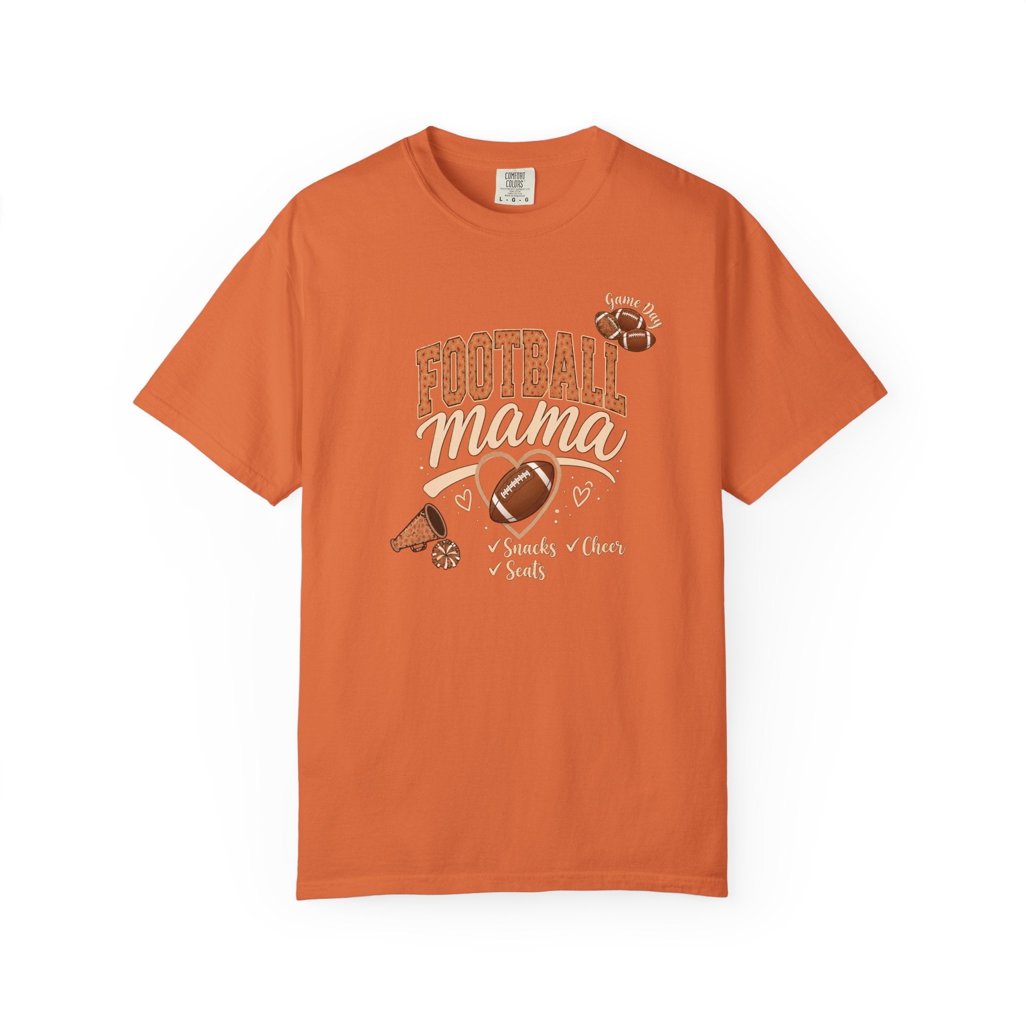 Football Mama T-Shirt — Cute Vintage Football Mom Tee