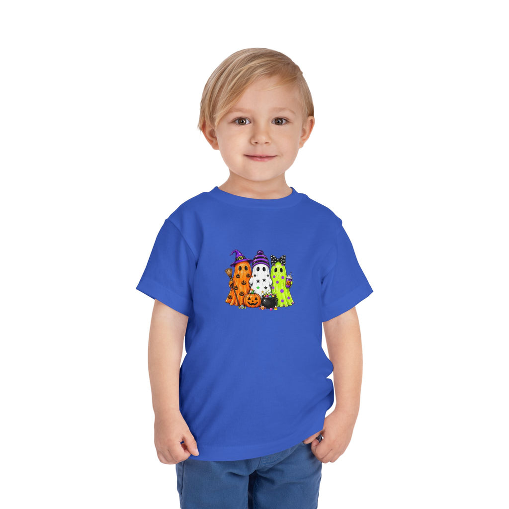 Toddler Halloween Ghosts Short Sleeve Tee