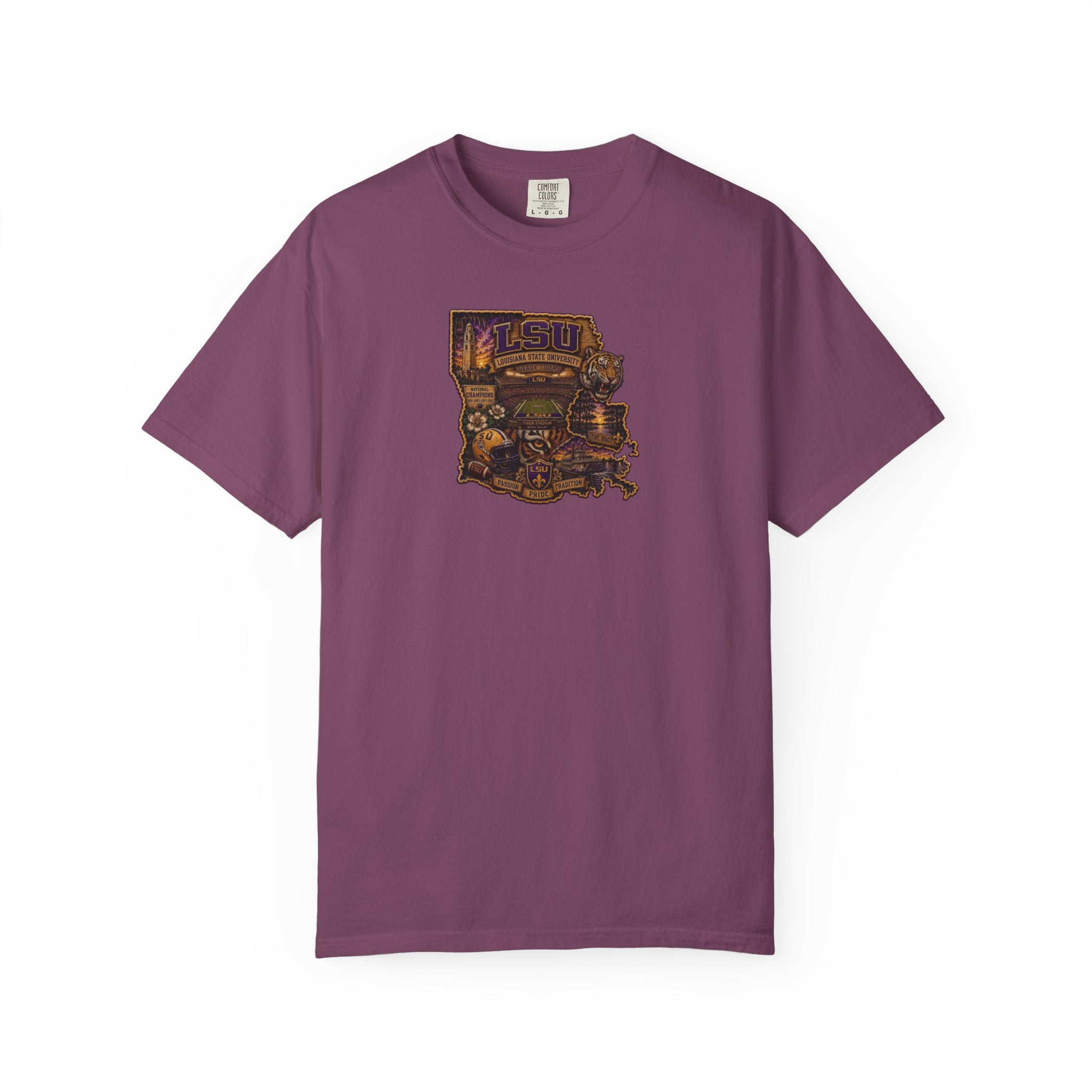 Retro Arcade Tee — Vintage Game Console Louisiana T-Shirt\