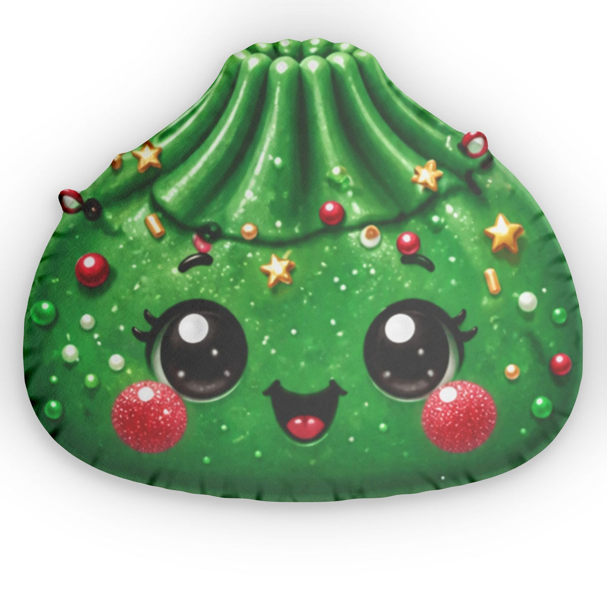 Cute Kawaii Christmas Tree Shaped Pillow