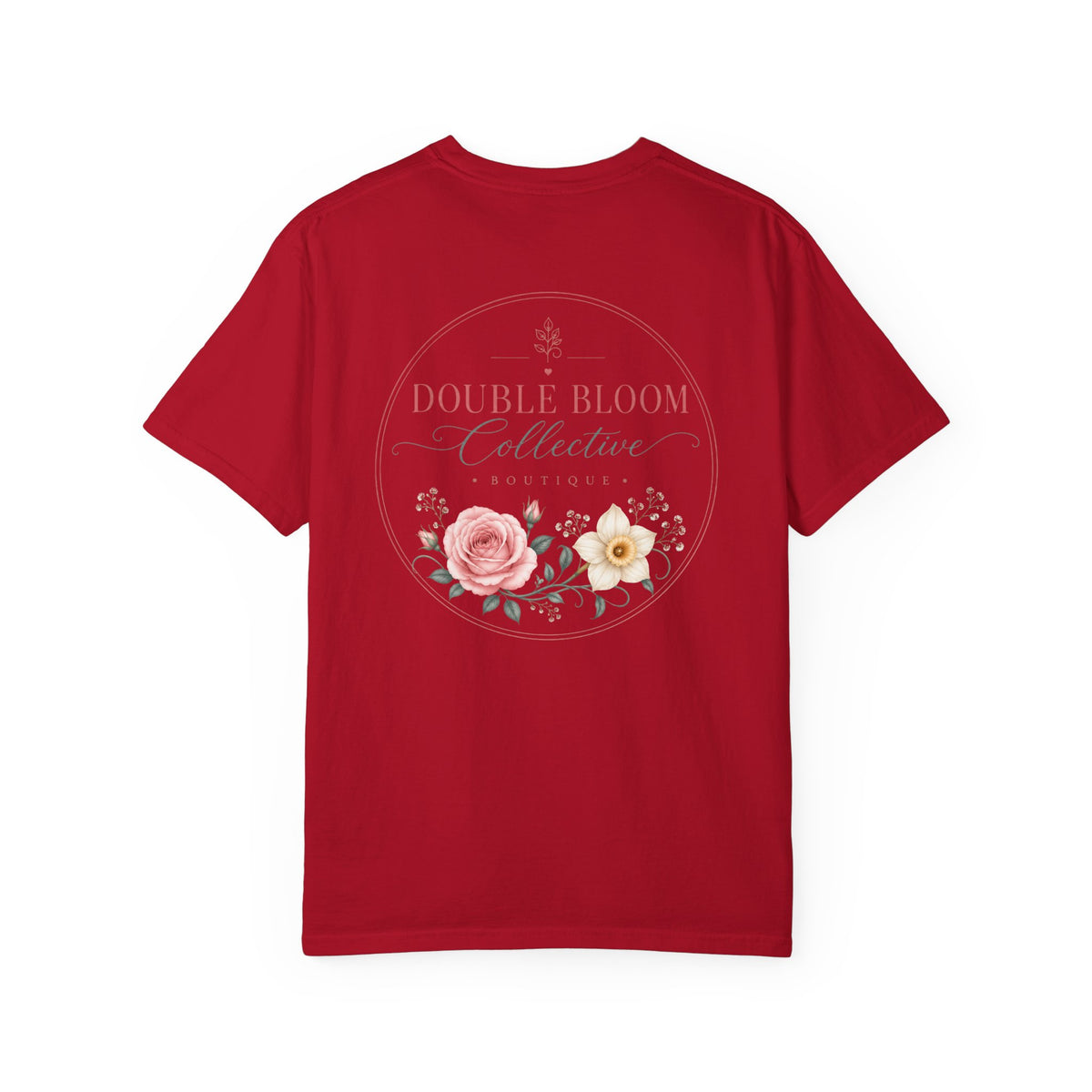 Double Bloom Signature Floral Comfort Colors Tee