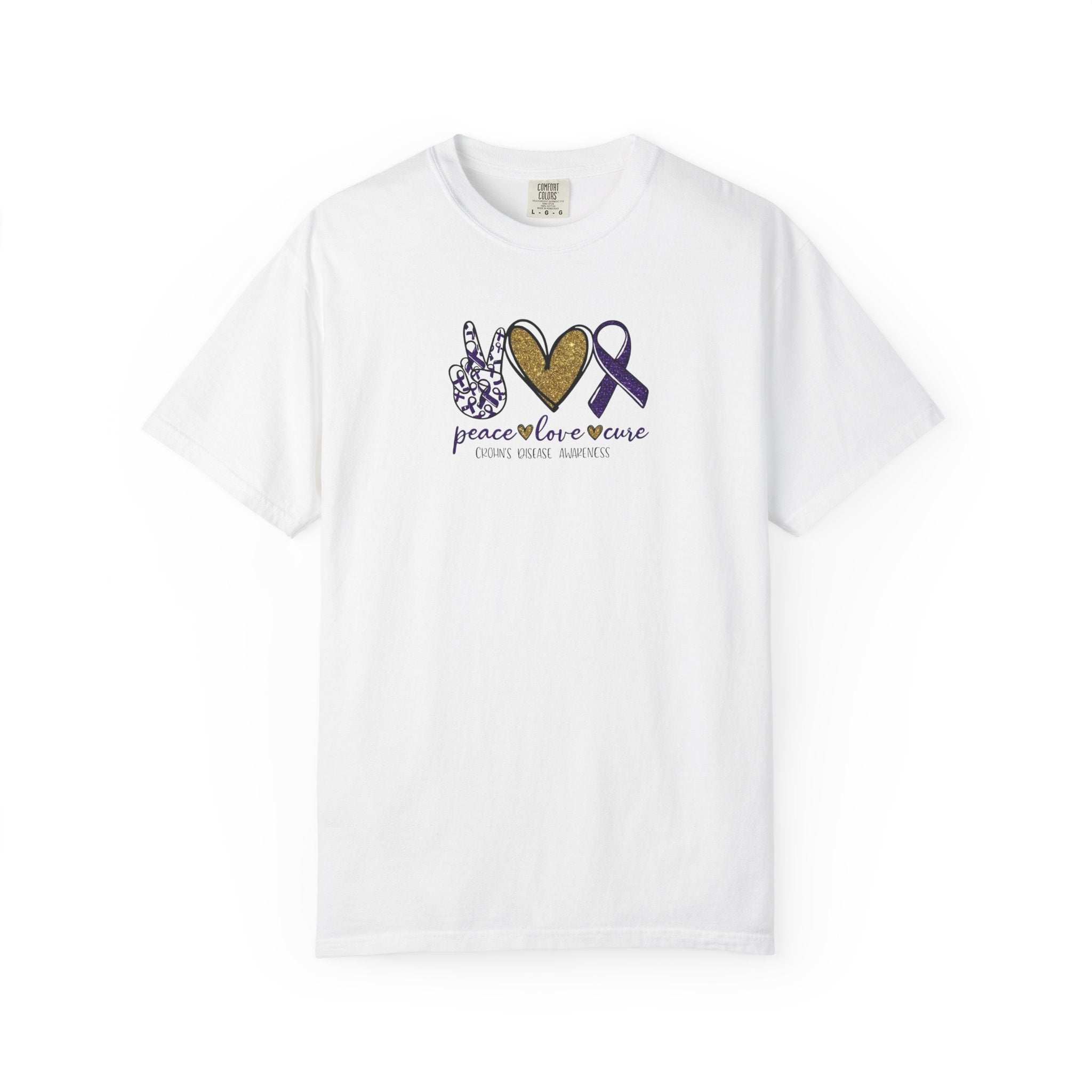 Peace Love Crohn's Awareness T-Shirt