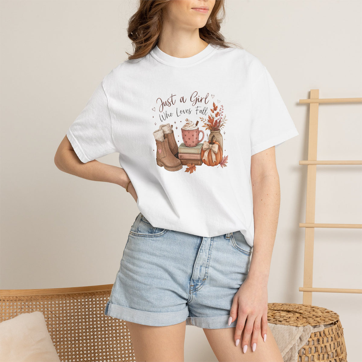 Just a Girl Who Loves Fall Tee
