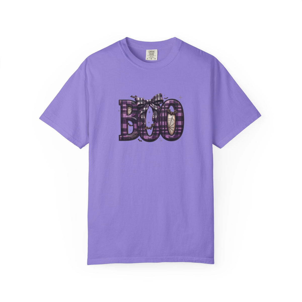 Halloween 'BOO' Plaid T-Shirt