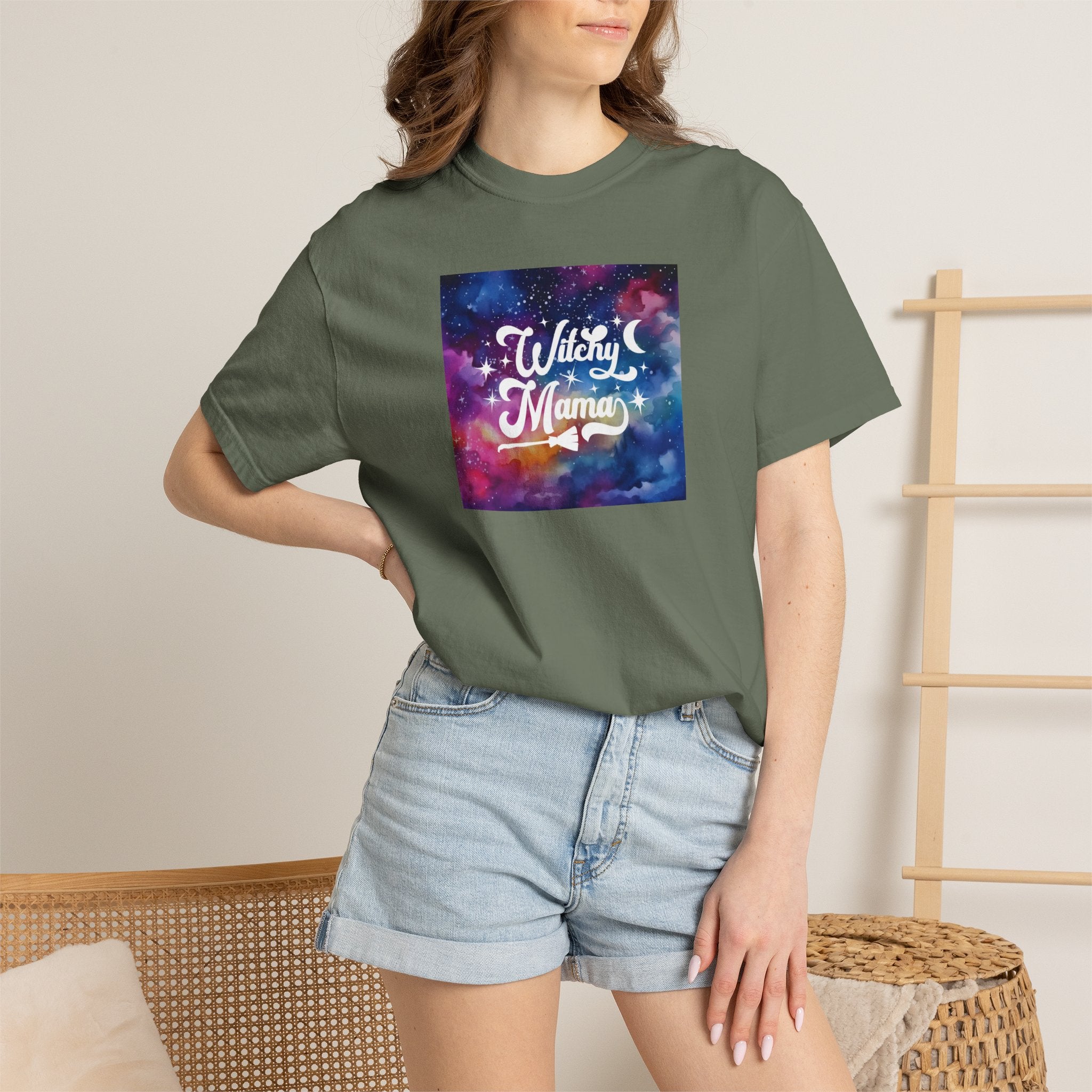 Witchy Mama Galaxy T-Shirt