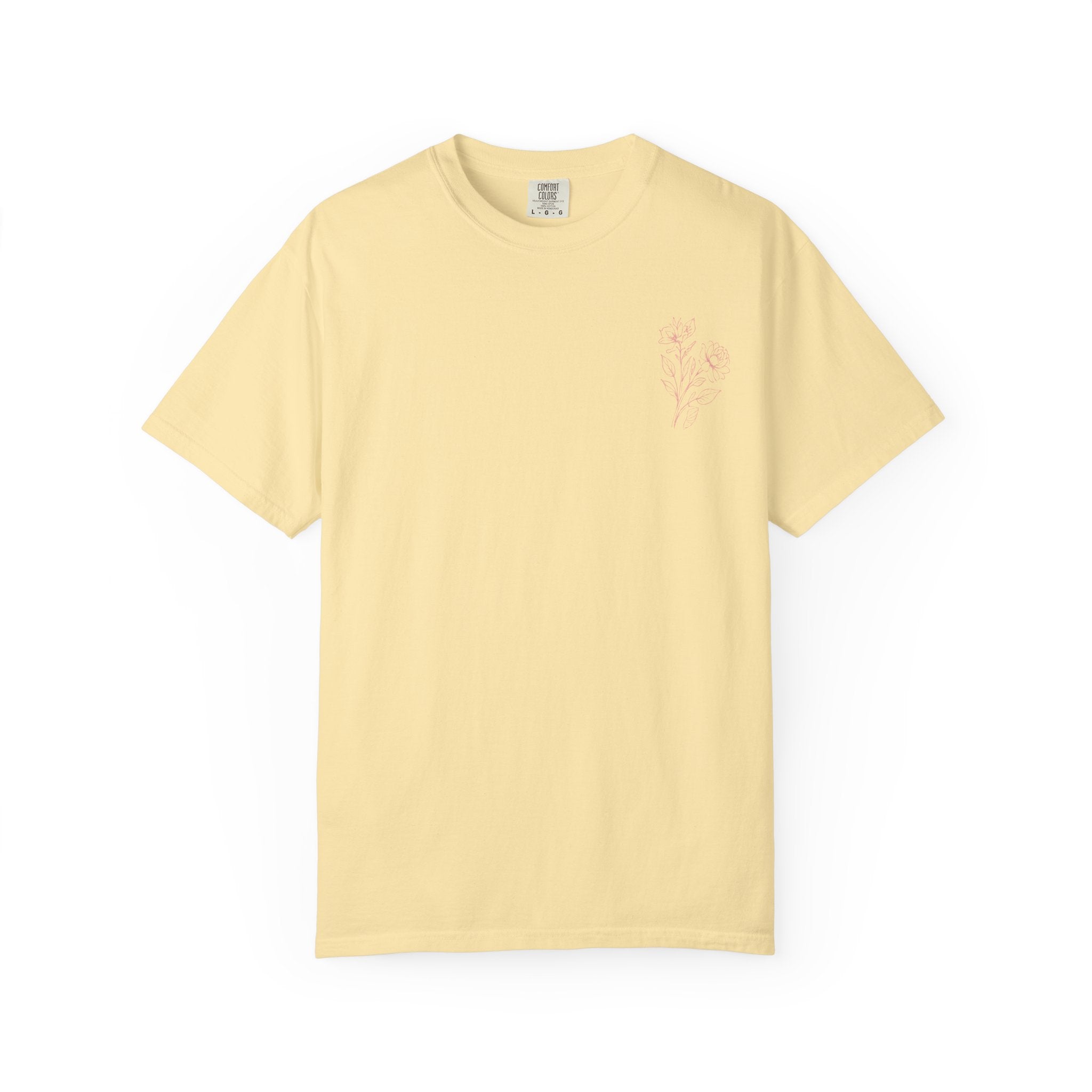 Unisex Garment-Dyed T-shirt ‘Double Bloom Collective’