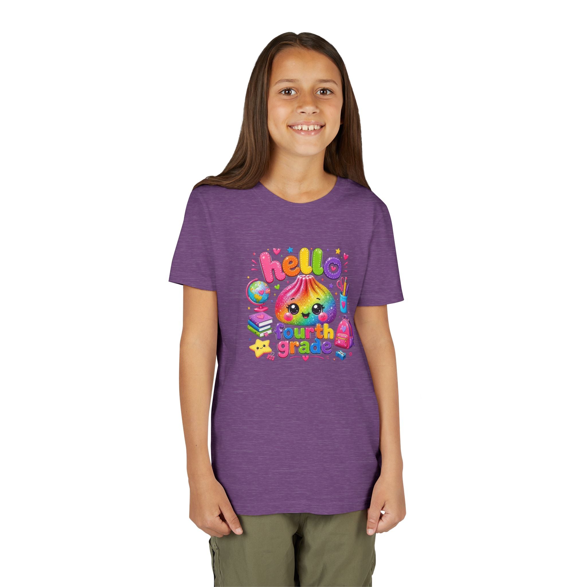 "Hello Fourth Grade" Kids T-Shirt