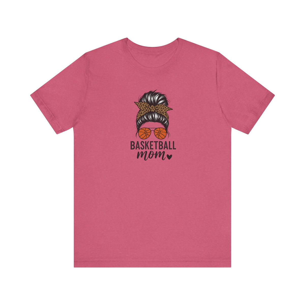 Graphic Basketball Sunglasses & Messy Bun Shirt