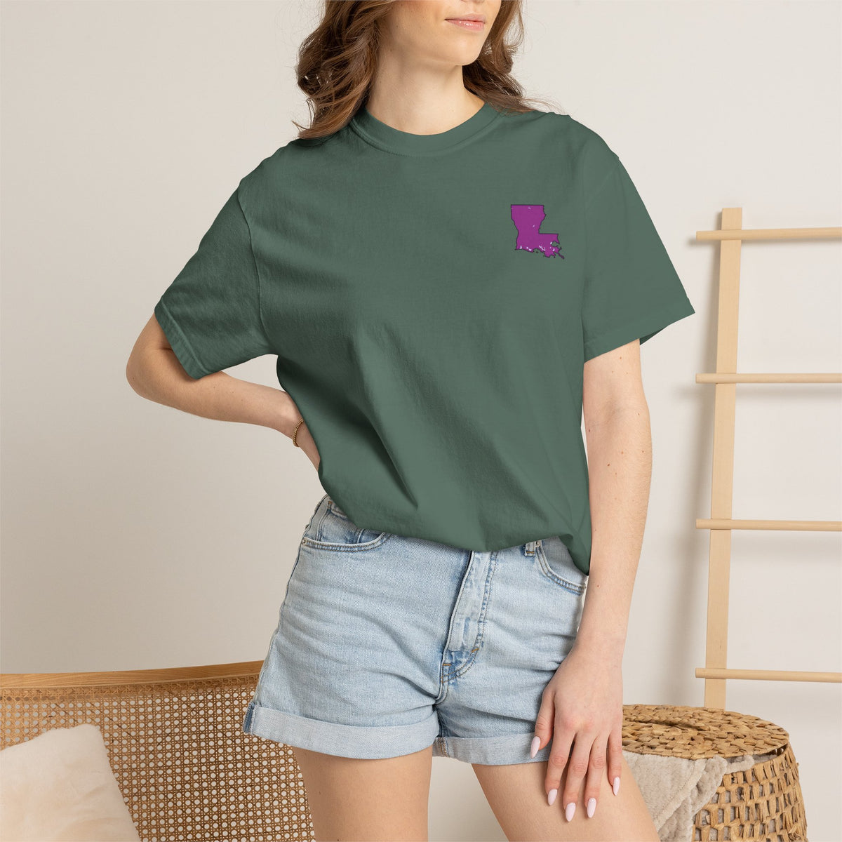 Louisiana Graphic T-Shirt — 'Excuse Me While I Love You' State Pride Tee