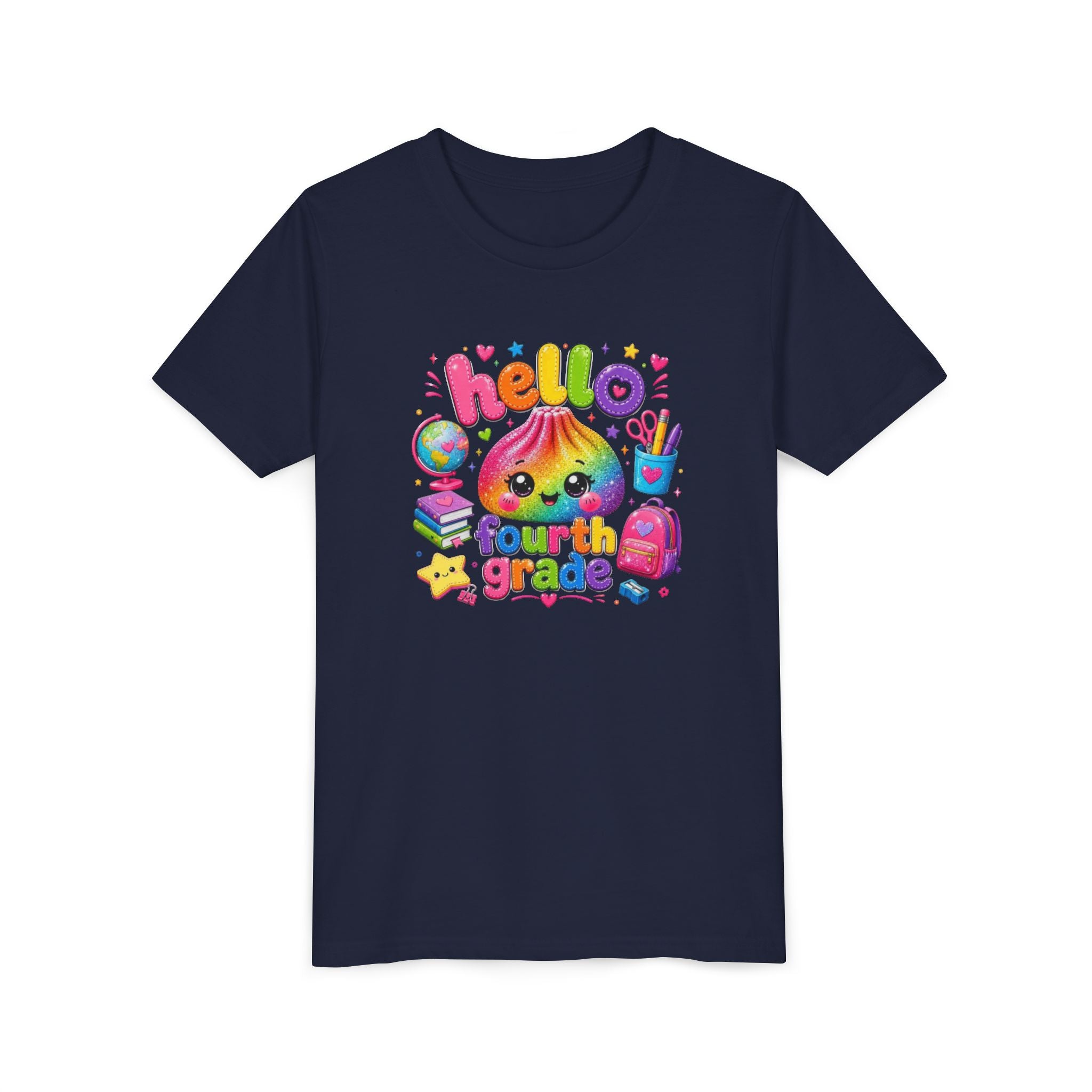 "Hello Fourth Grade" Kids T-Shirt