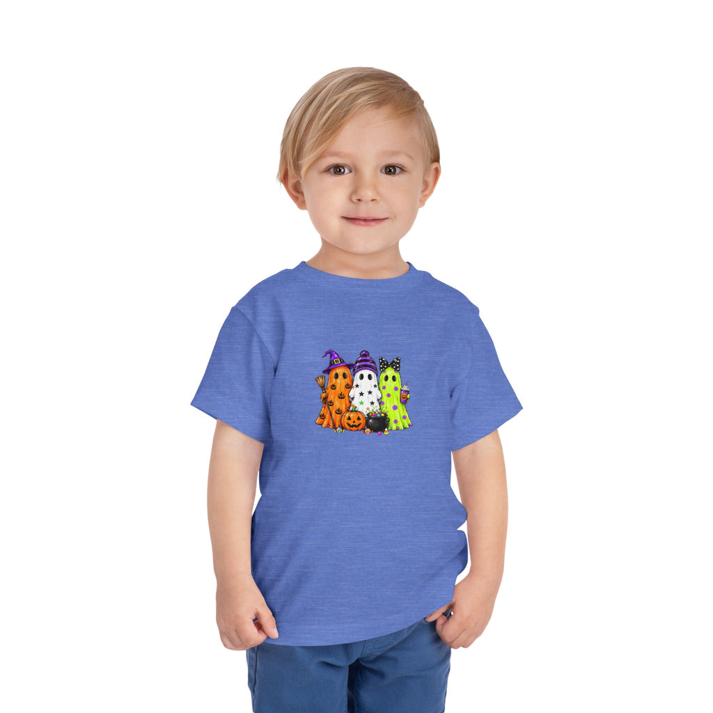 Toddler Halloween Ghosts Short Sleeve Tee