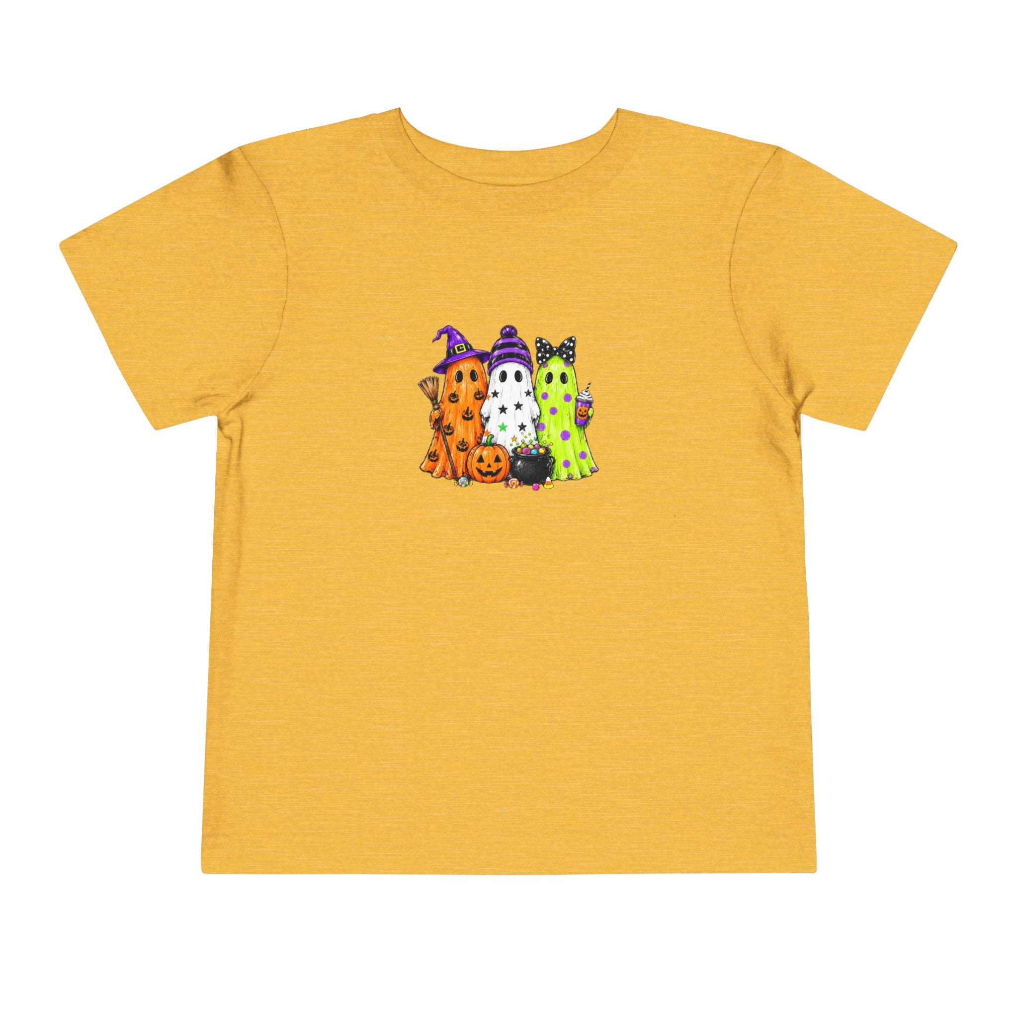 Toddler Halloween Ghosts Short Sleeve Tee