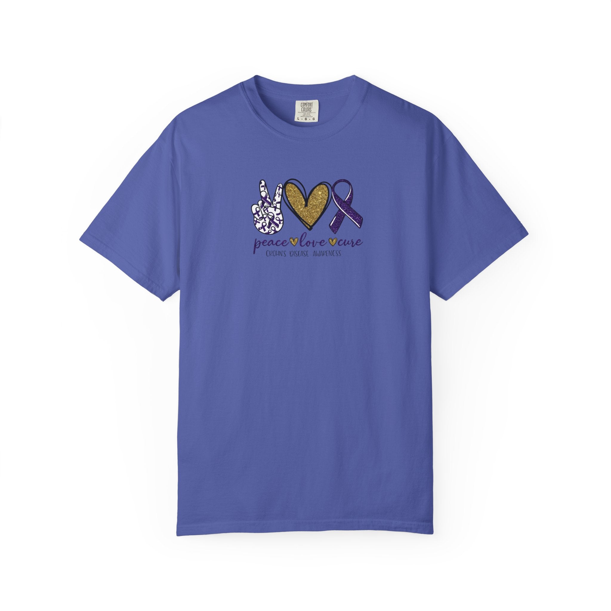 Peace Love Crohn's Awareness T-Shirt