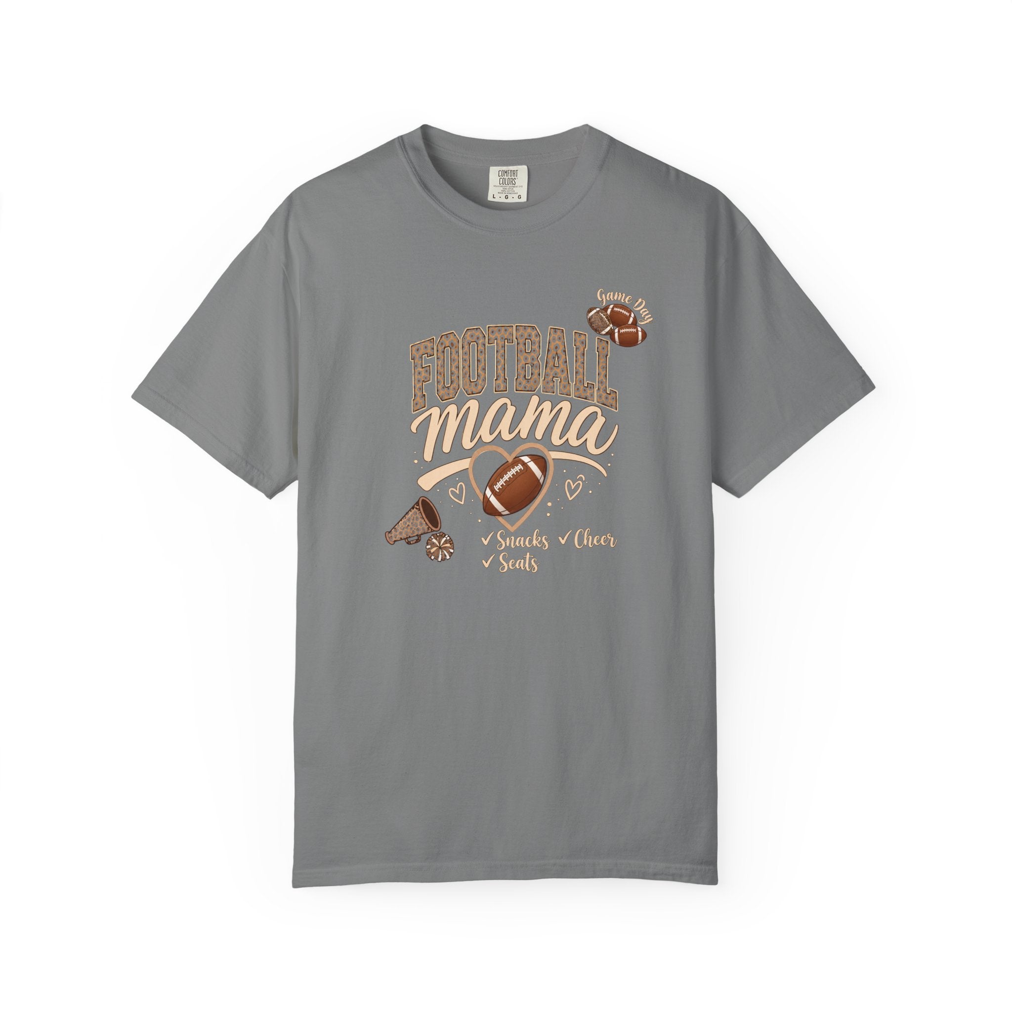 Football Mama T-Shirt — Cute Vintage Football Mom Tee
