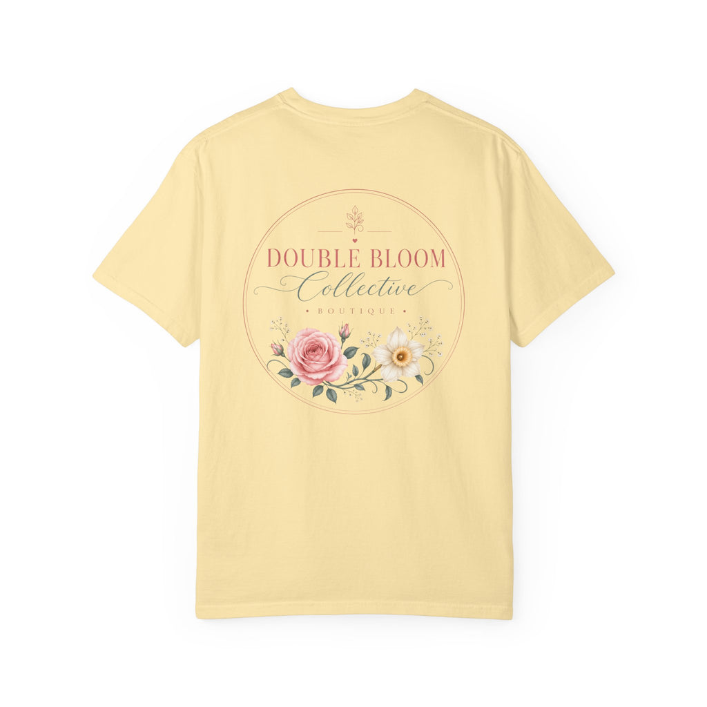 Double Bloom Signature Floral Comfort Colors Tee