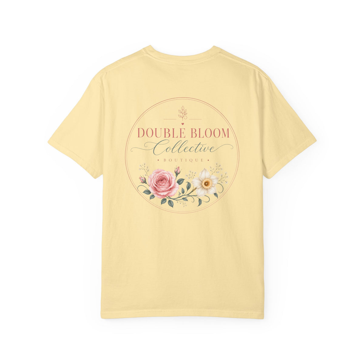 Double Bloom Signature Floral Comfort Colors Tee