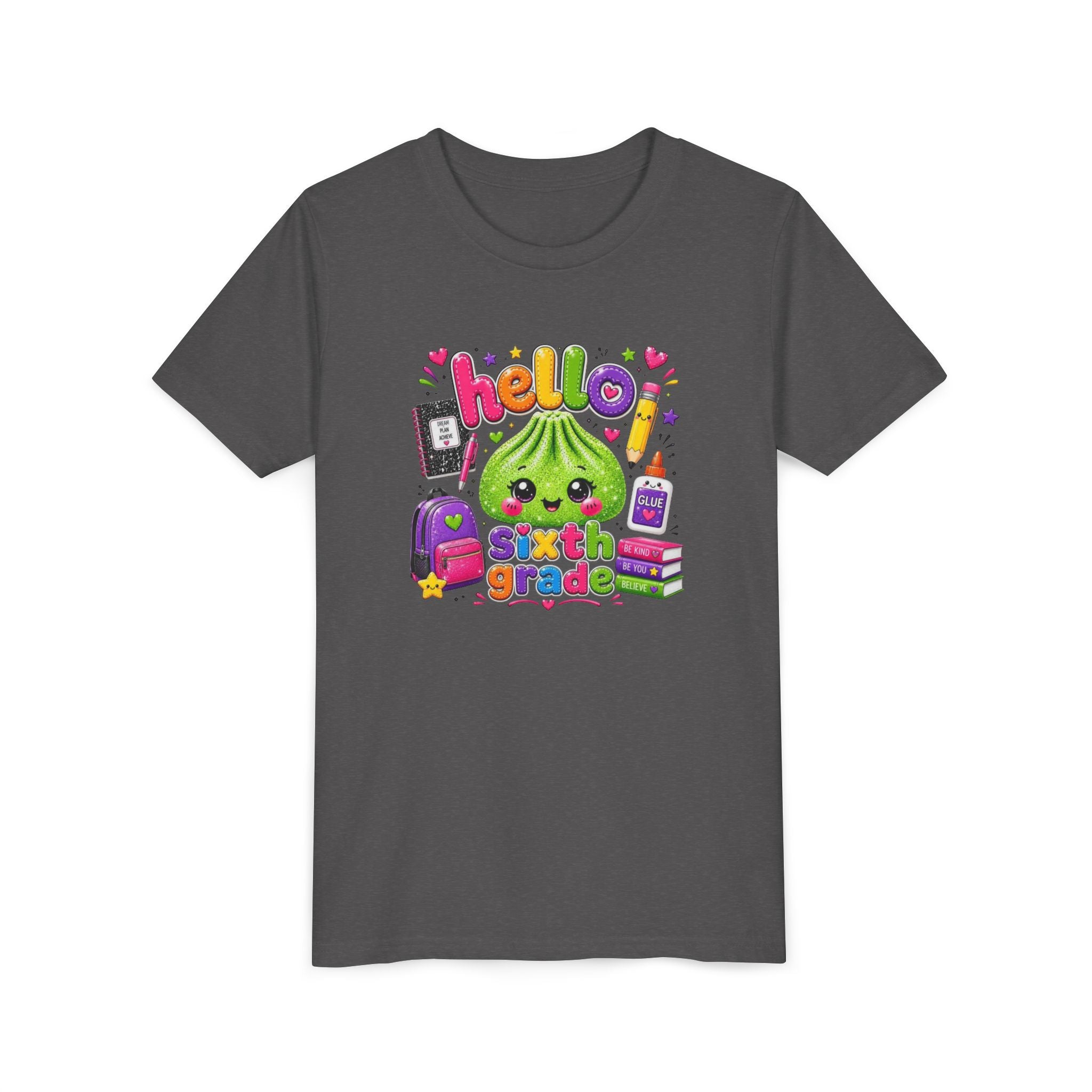 "Hello Sixth Grade" Youth Tee