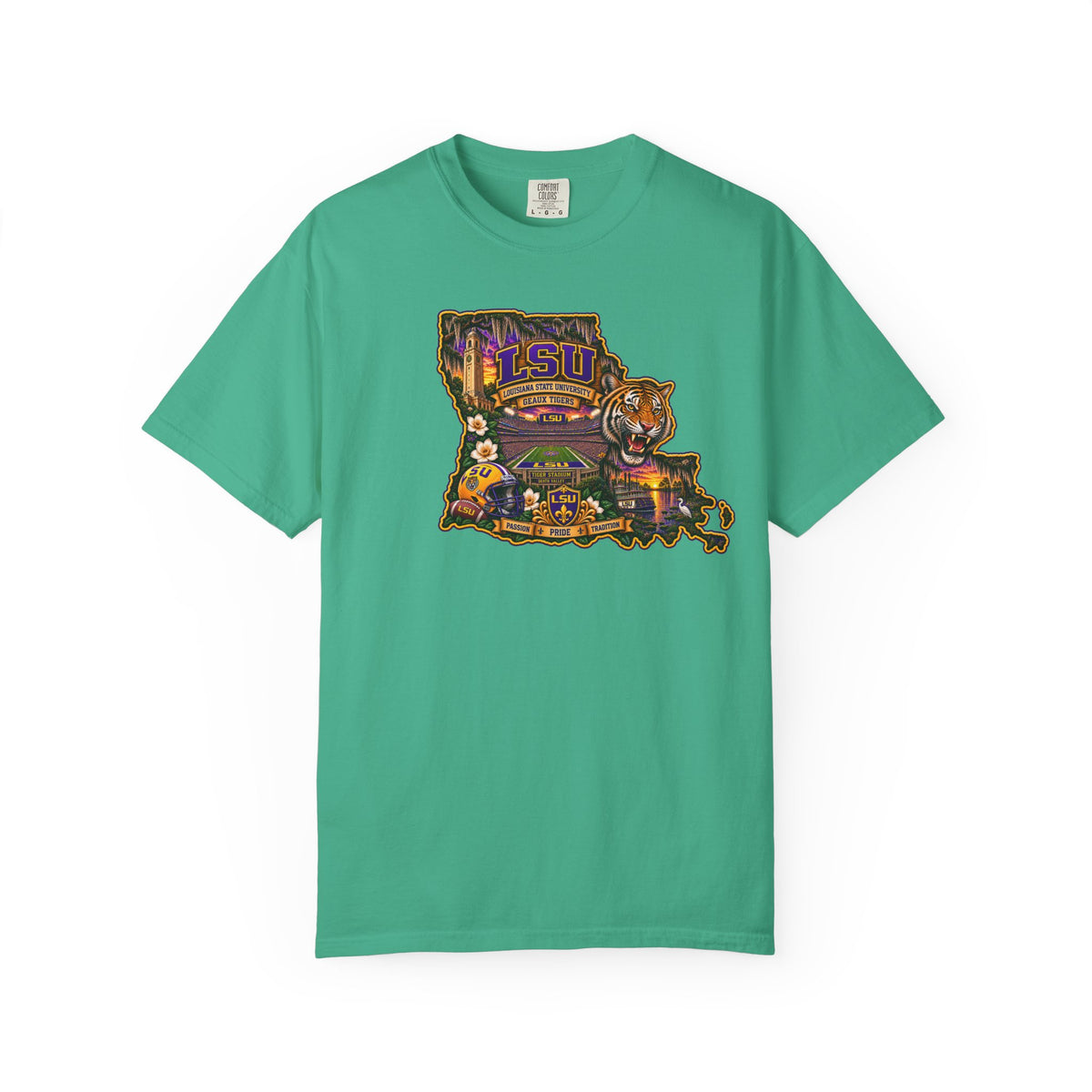 Retro Arcade Tee — Vintage Game Console Louisiana T-Shirt\