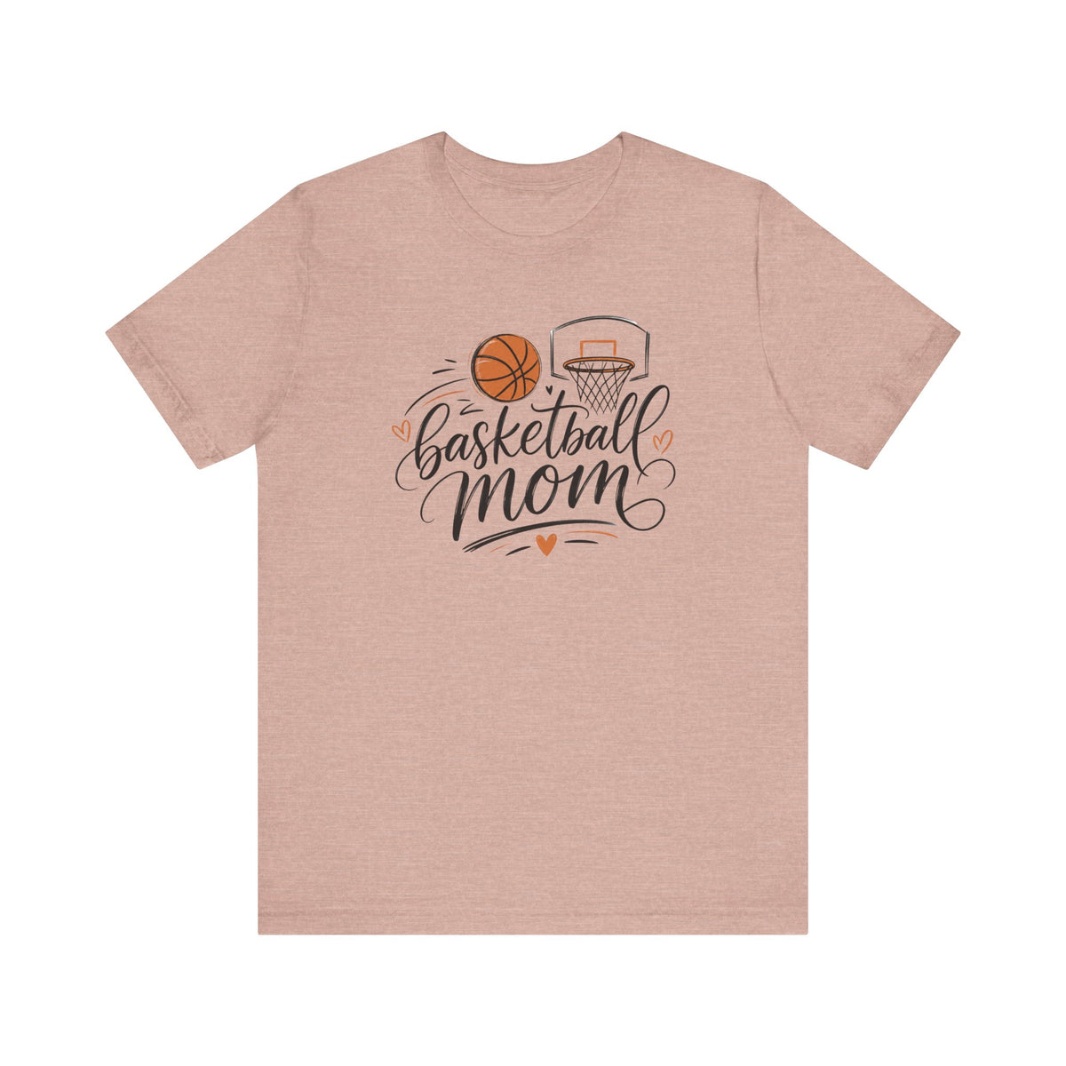 Cute Script Basketball Hoop Design