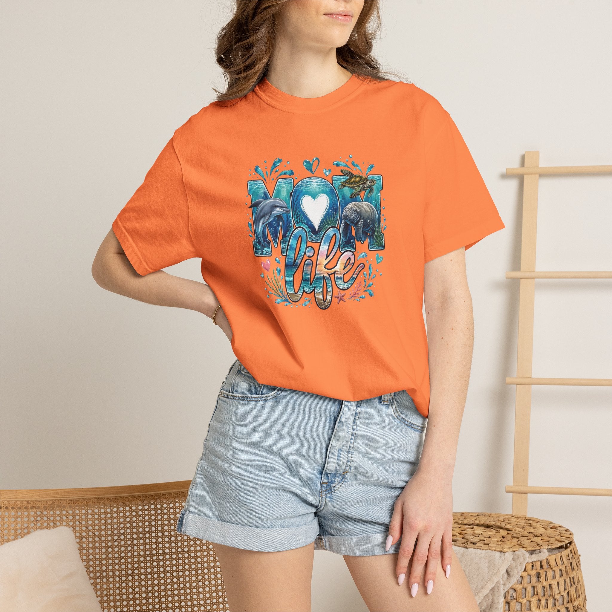 Dolphin Love Graphic T-Shirt