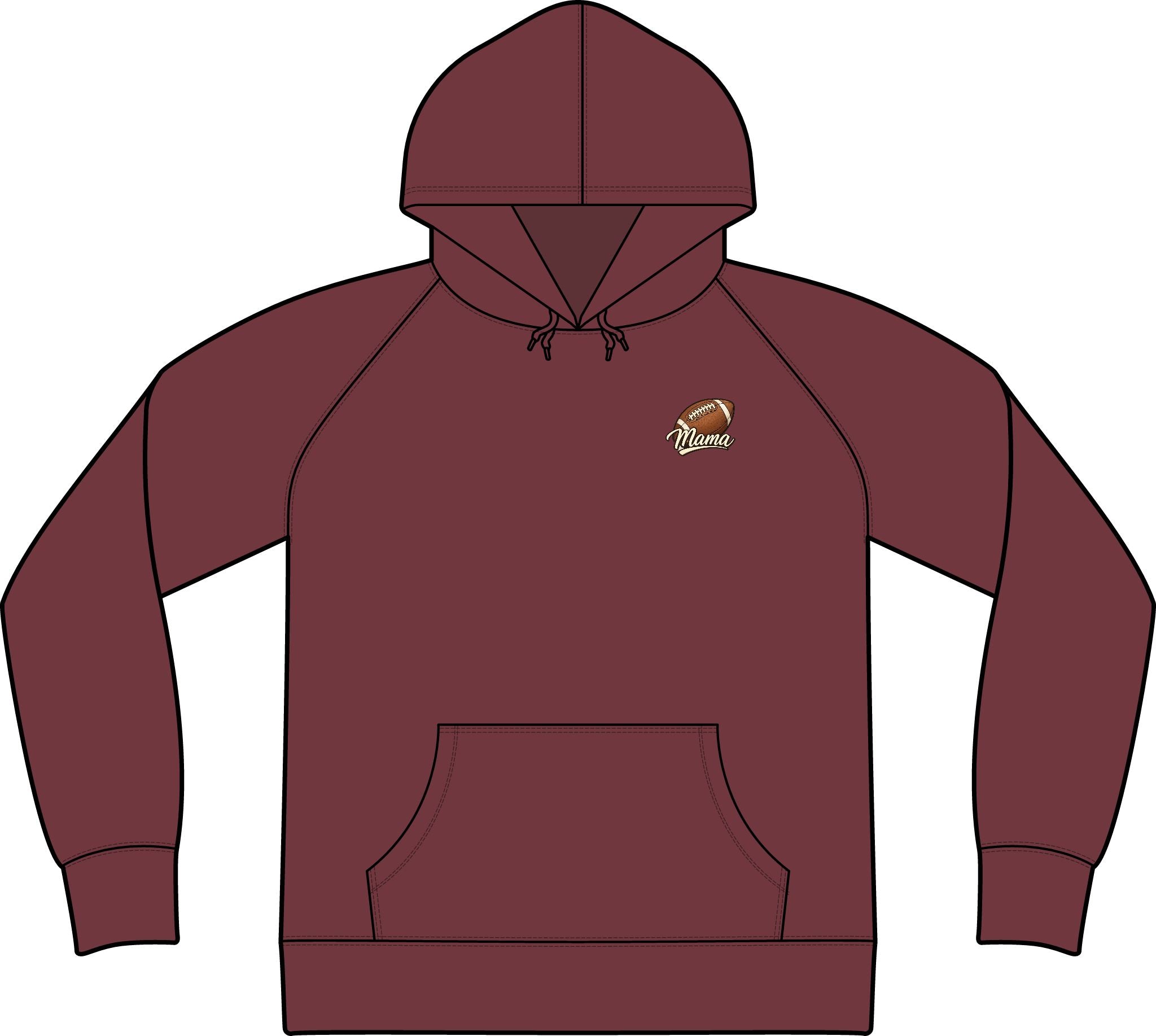 Football Mama Hoodie