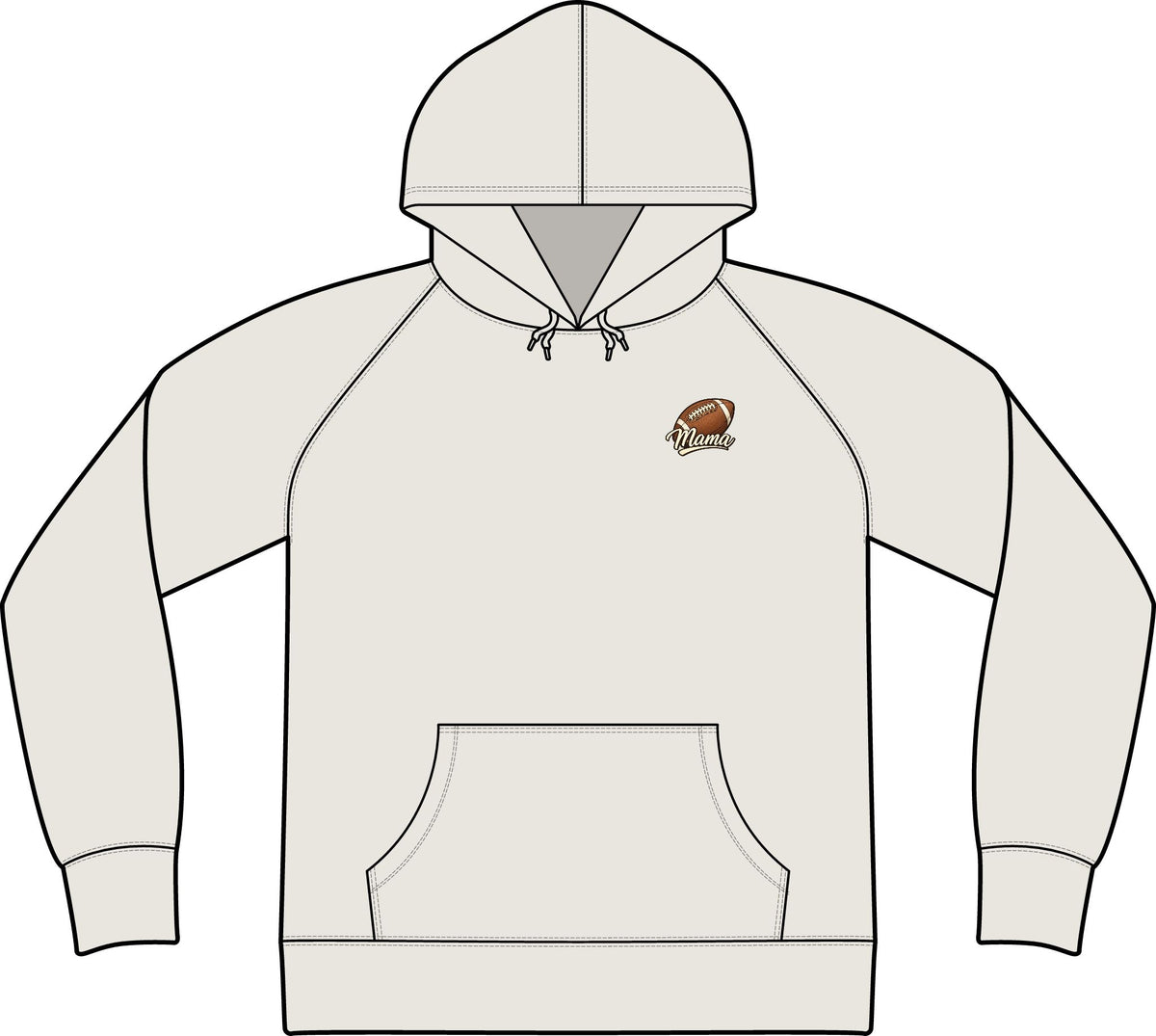 Football Mama Hoodie