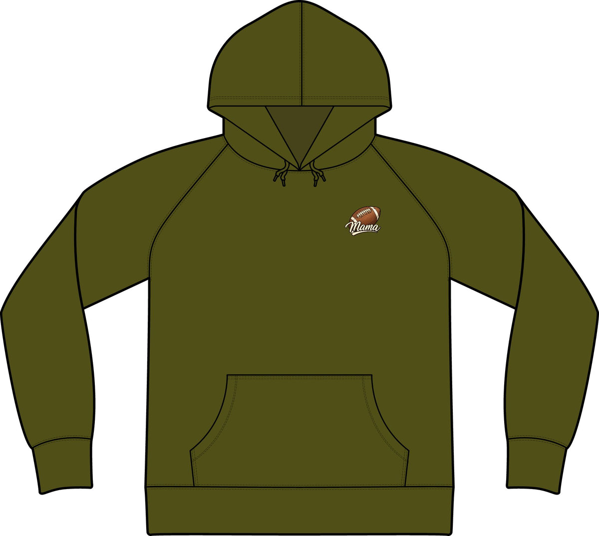 Football Mama Hoodie
