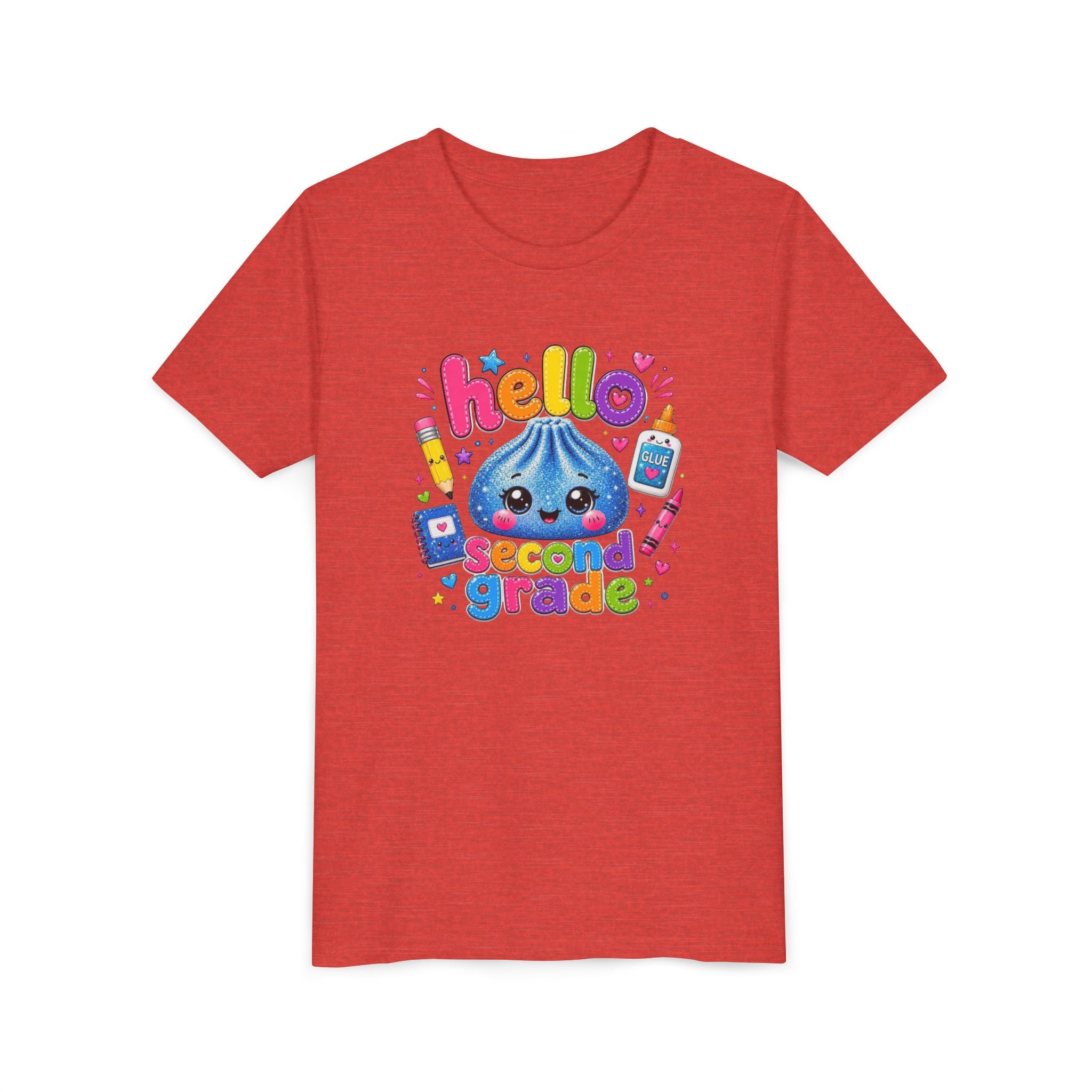 "Hello Second Grade" Youth Tee
