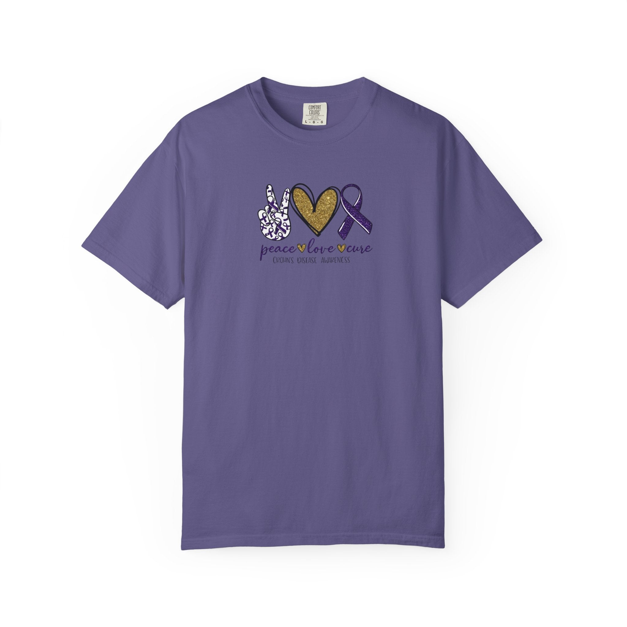 Peace Love Crohn's Awareness T-Shirt