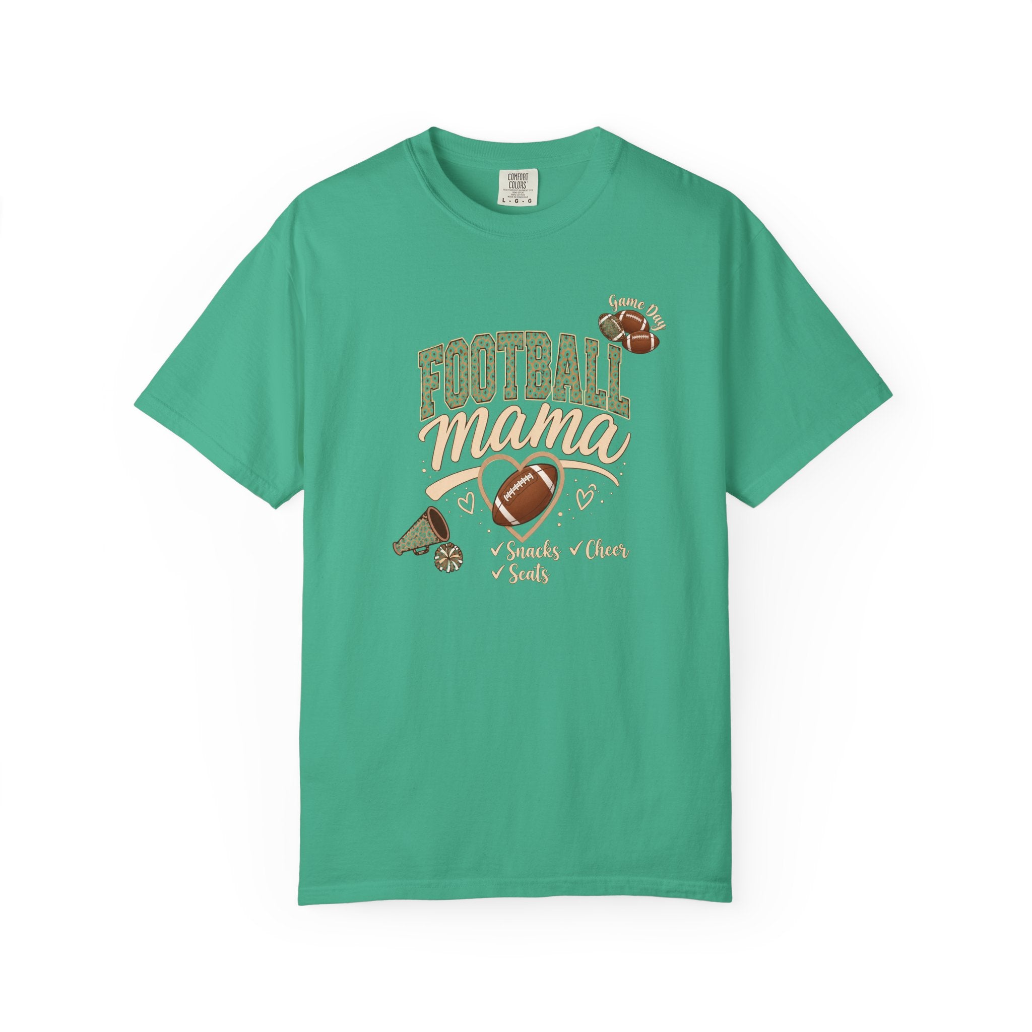 Football Mama T-Shirt — Cute Vintage Football Mom Tee