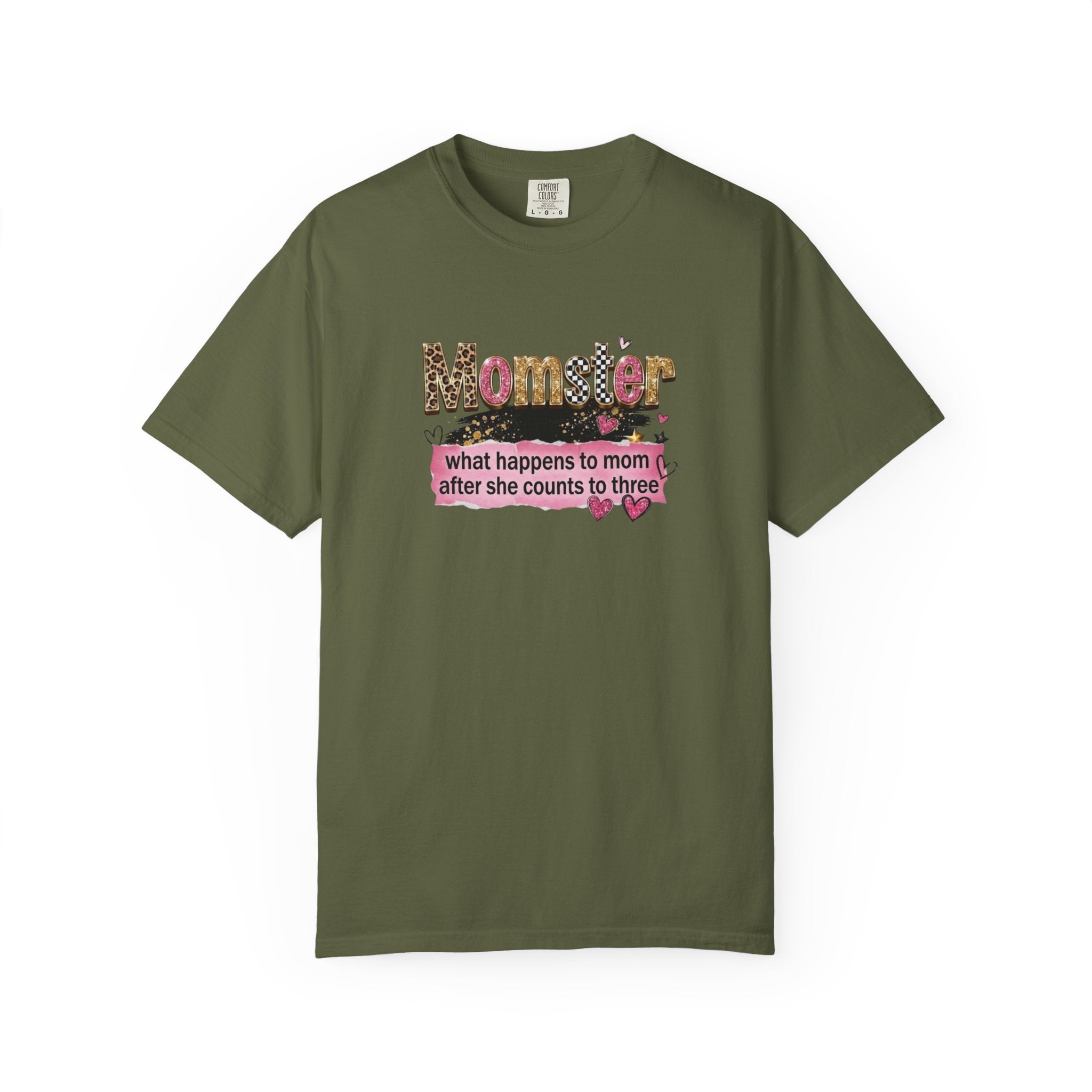 Momster T-Shirt – "What Happens to Mom After She Counts to Three" Funny Mom Shirt