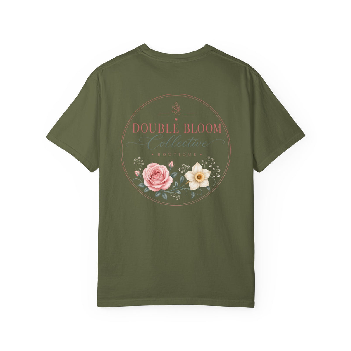 Double Bloom Signature Floral Comfort Colors Tee