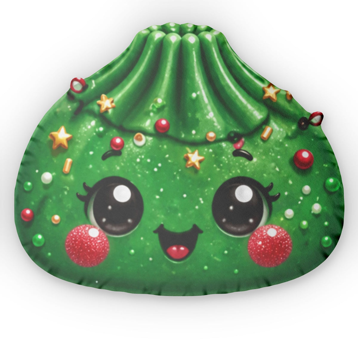 Cute Kawaii Christmas Tree Shaped Pillow