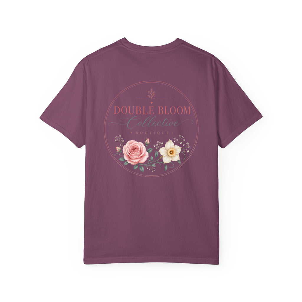 Double Bloom Signature Floral Comfort Colors Tee