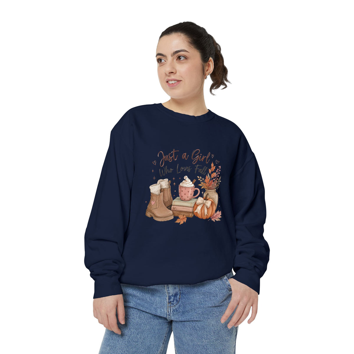 Just a Girl Who Loves Fall Sweater
