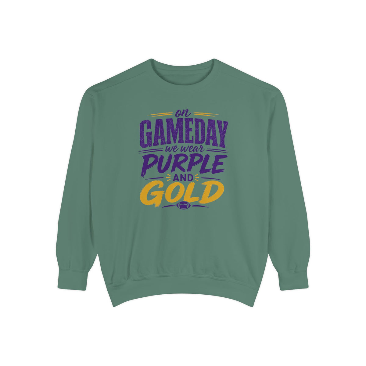 Gameday Purple and Gold Sweatshirt