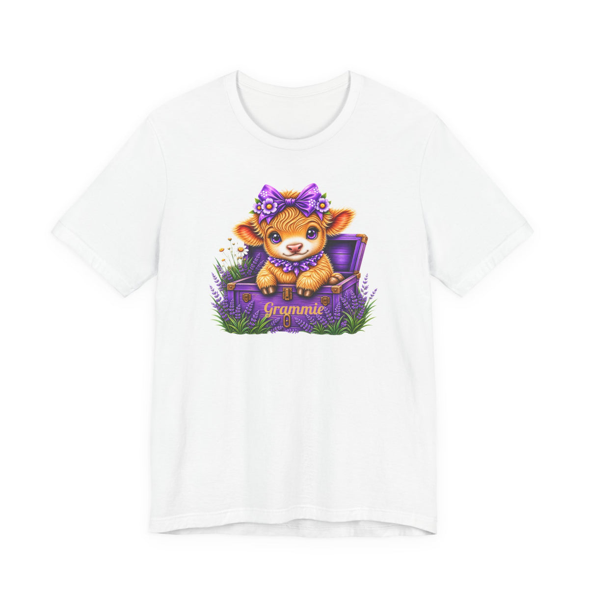 Personalized Highland Cow Shirt | Custom Grandma Name Tee
