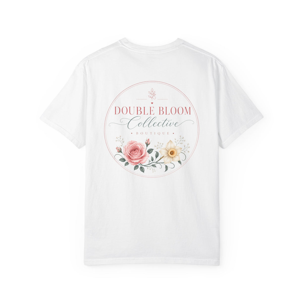 Double Bloom Signature Floral Comfort Colors Tee