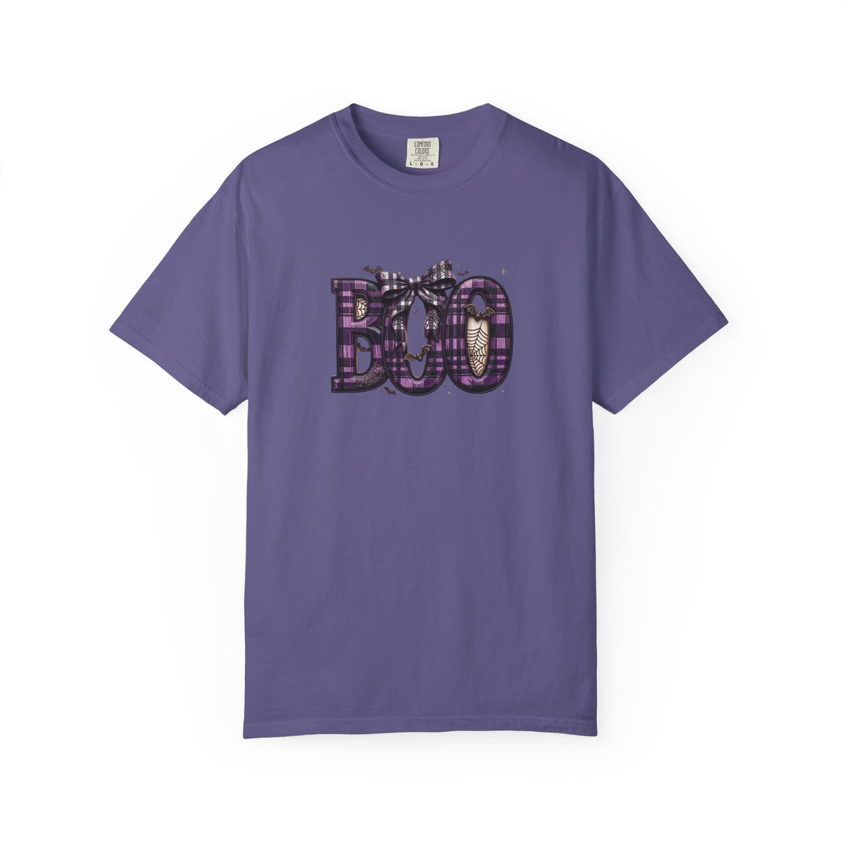 Halloween 'BOO' Plaid T-Shirt