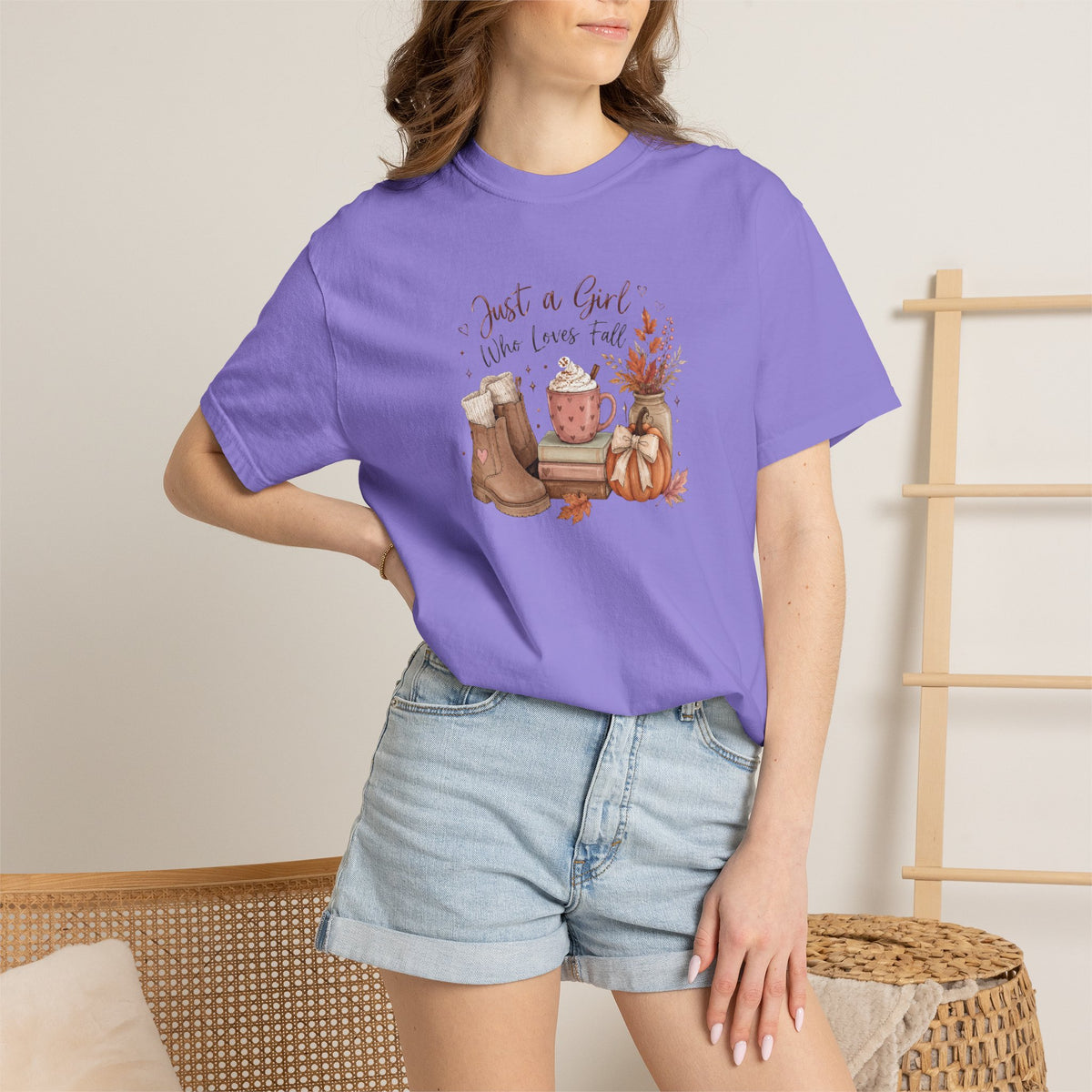Just a Girl Who Loves Fall Tee