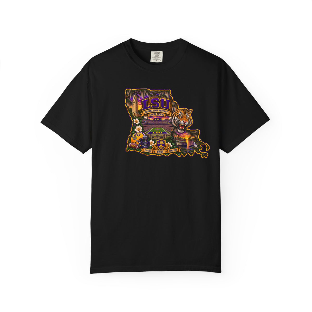 Retro Arcade Tee — Vintage Game Console Louisiana T-Shirt\