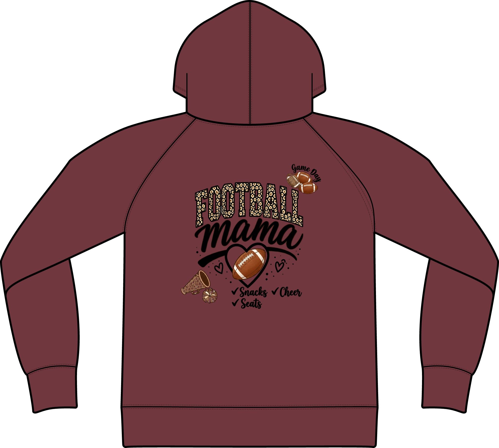 Football Mama Hoodie