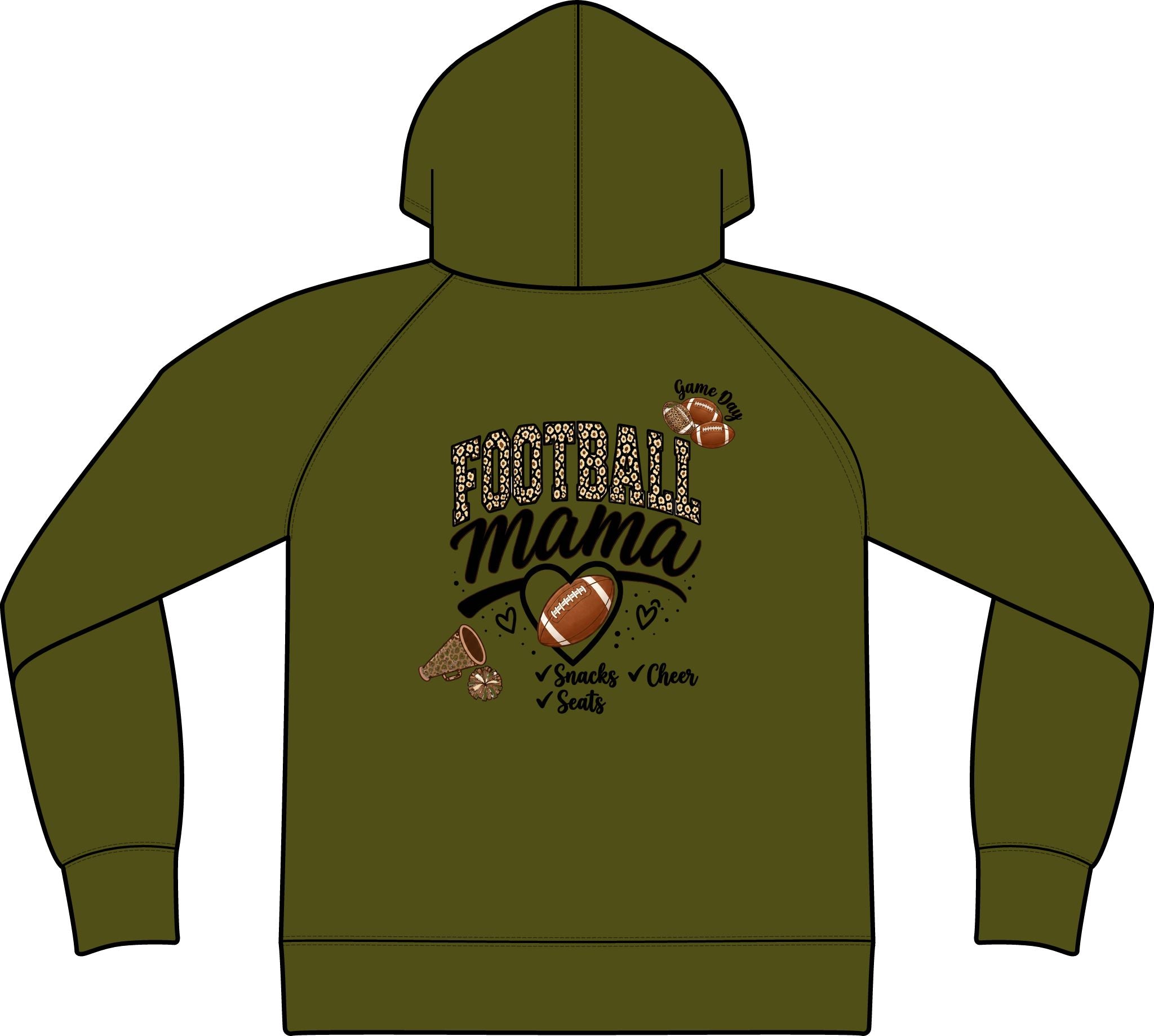 Football Mama Hoodie
