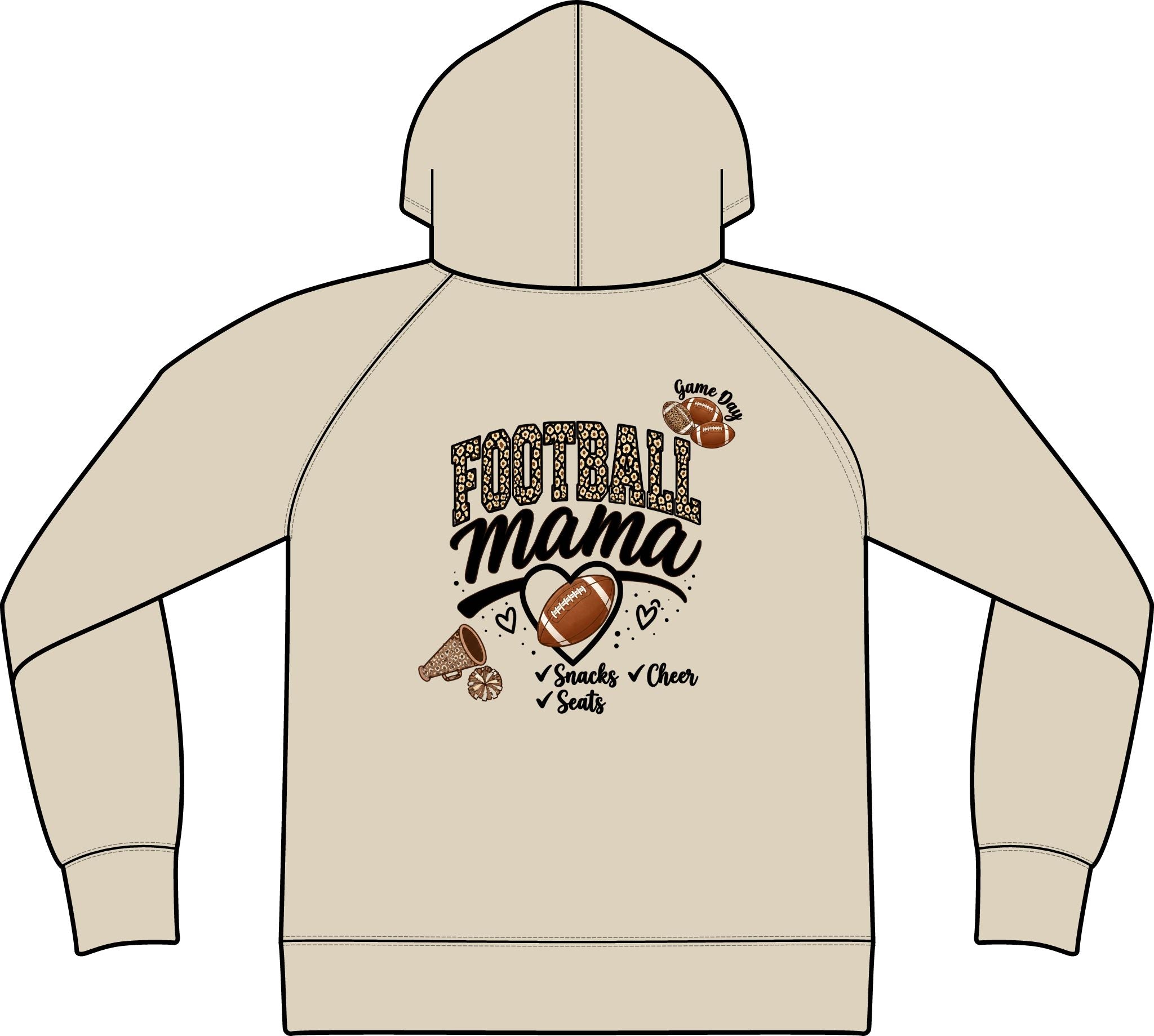 Football Mama Hoodie