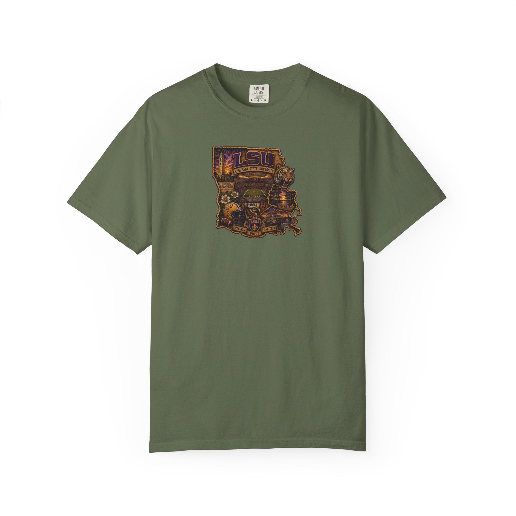 Retro Arcade Tee — Vintage Game Console Louisiana T-Shirt\