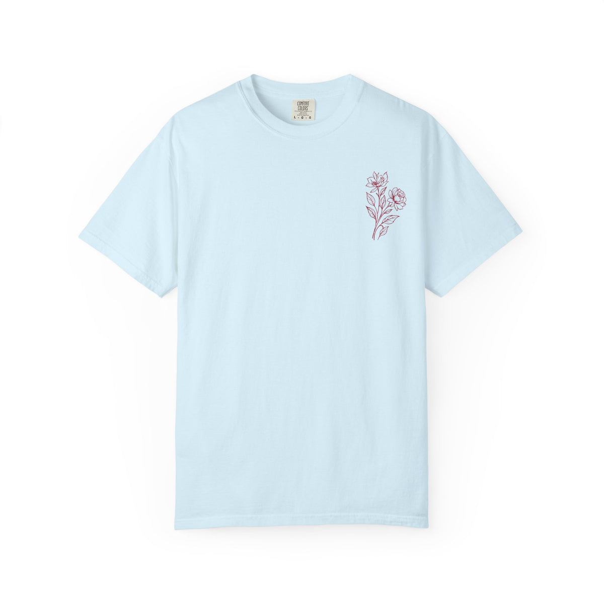 Double Bloom Signature Floral Comfort Colors Tee