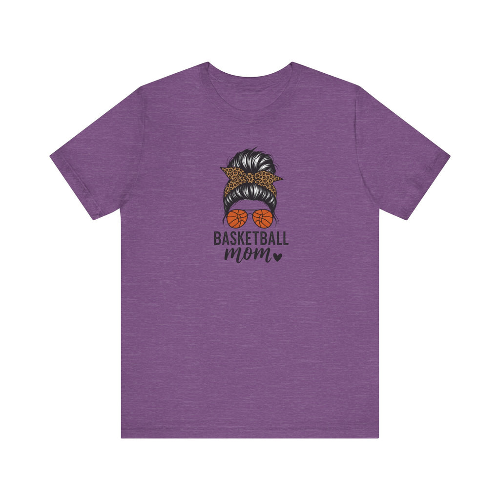 Graphic Basketball Sunglasses & Messy Bun Shirt