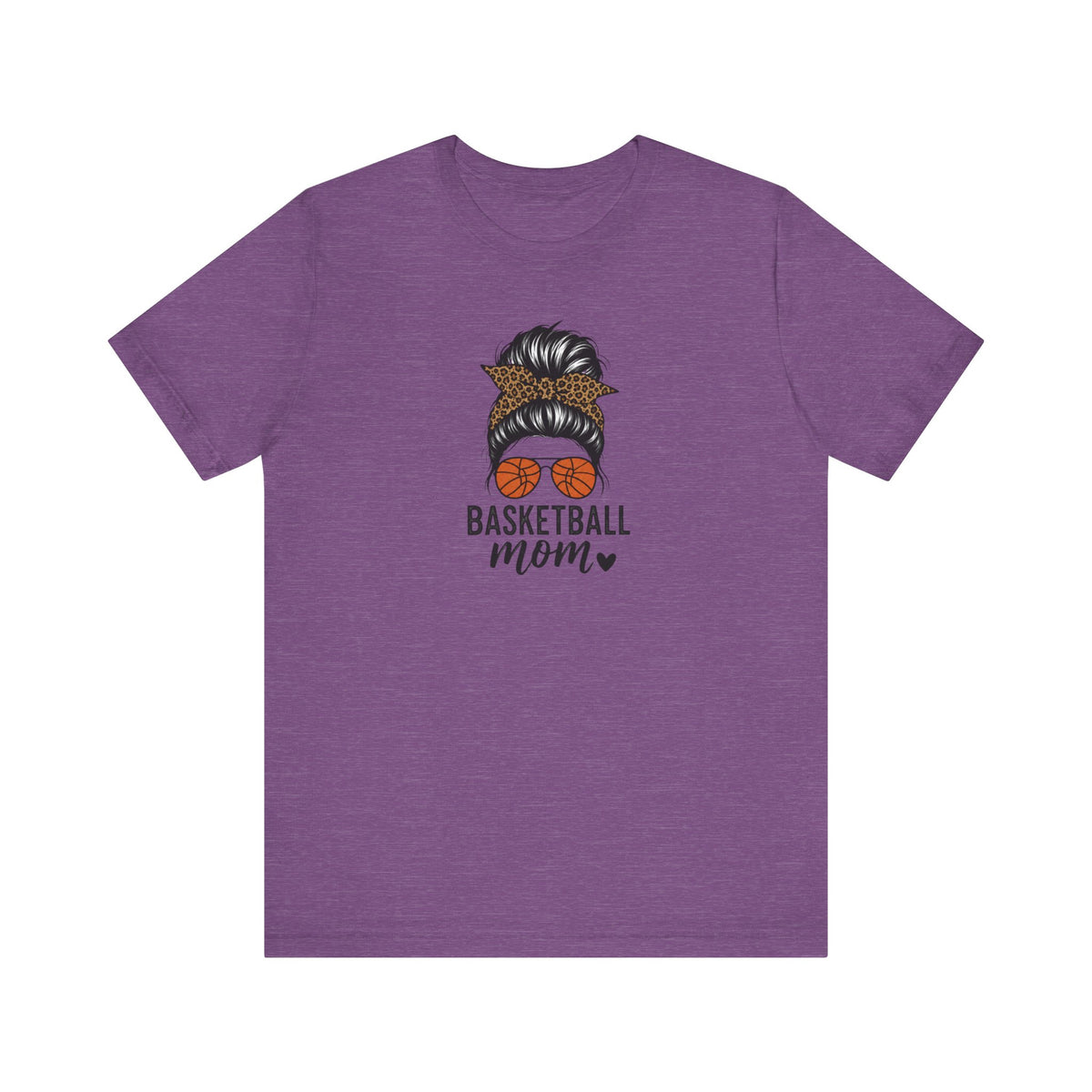 Graphic Basketball Sunglasses & Messy Bun Shirt